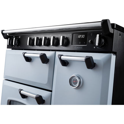 Piano de cuisson induction FALCON NGC TAB IND 90 CM BLEU PASTEL CHROME