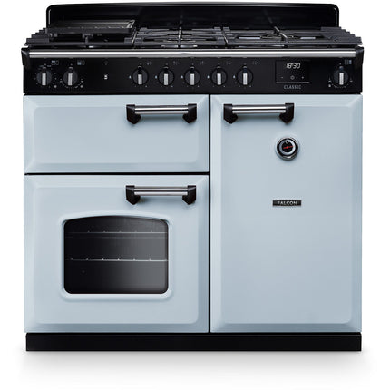 Piano de cuisson gaz FALCON NGC TAB GAZ 100 CM BLEU PASTEL CHROME