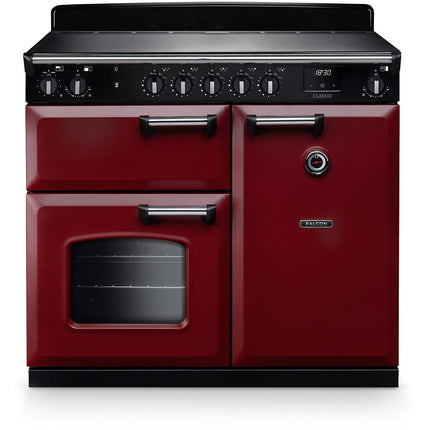 Piano de cuisson induction FALCON NGC TAB IND 100 CM BORDEAUX CHROME