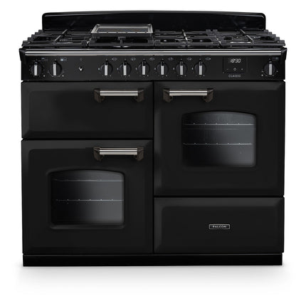Piano de cuisson gaz FALCON NGC OC TAB GAZ 110 CM NOIR CHROME