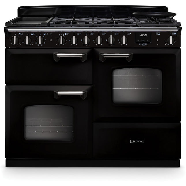 Piano de cuisson mixte FALCON NGC TAB MIX 110 CM NOIR CHROME