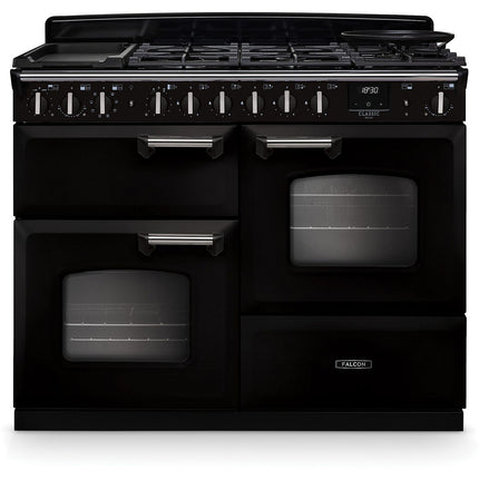 Piano de cuisson mixte FALCON NGC TAB MIX 110 CM NOIR CHROME