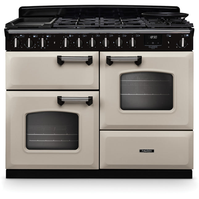 Piano de cuisson mixte FALCON NGC TAB MIX 110 CM CREME PASTEL CHROME