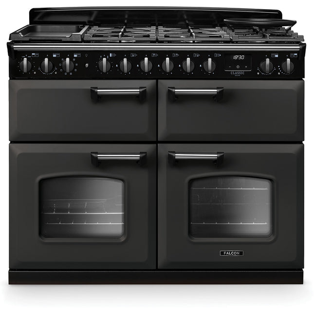 Piano de cuisson mixte FALCON NGC TAB MIX 110 CM ARDOISE CHROME