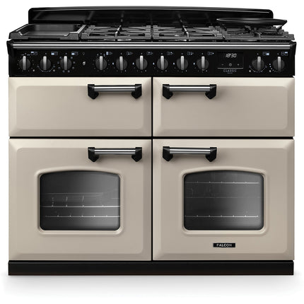 Piano de cuisson mixte FALCON NGC TAB MIX 110 CM CREME PASTEL CHROME