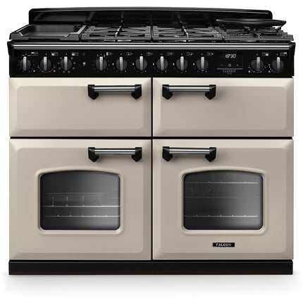 Piano de cuisson mixte FALCON NGC TAB MIX 110 CM CREME PASTEL CHROME