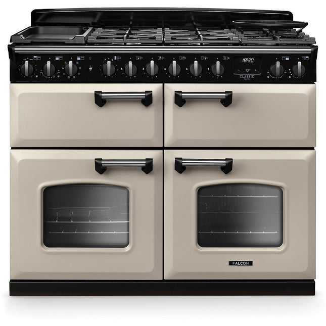 Piano de cuisson mixte FALCON NGC TAB MIX 110 CM CREME PASTEL CHROME