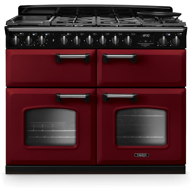 Piano de cuisson mixte FALCON NGC TAB MIX 110 CM BORDEAUX CHROME