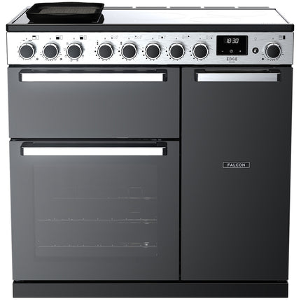 Piano de cuisson induction FALCON EDGE DELUXE TAB IND 90 CM VERRE NOIR CH