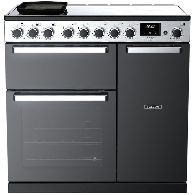 Piano de cuisson induction FALCON EDGE DELUXE TAB IND 90 CM VERRE NOIR CH