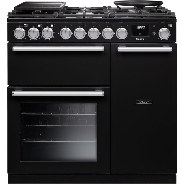 Piano de cuisson gaz FALCON NEXUS NGC TAB GAZ 90 CM CHARBON CHROME