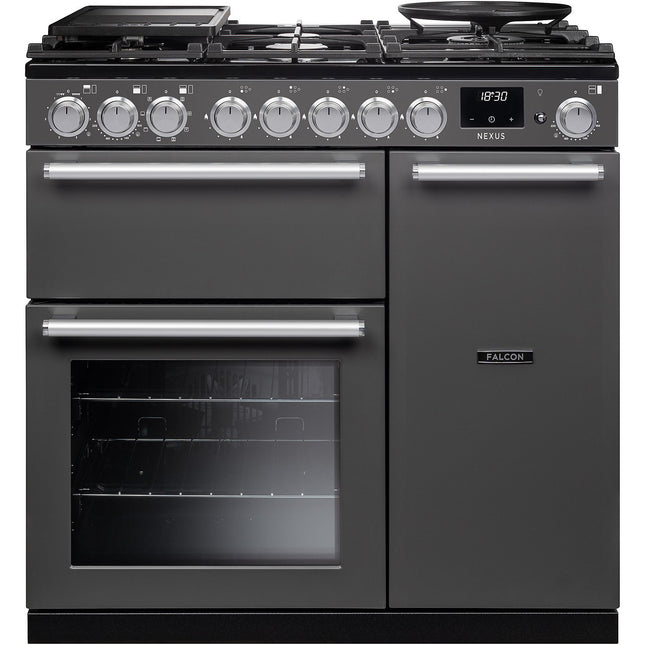 Piano de cuisson gaz FALCON NEXUS NGC TAB GAZ 90 CM ARDOISE CHROME