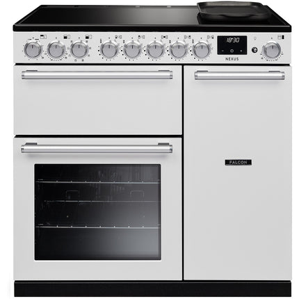 Piano de cuisson induction FALCON NEXUS NGC TAB IND 90 CM BLANC CHROME