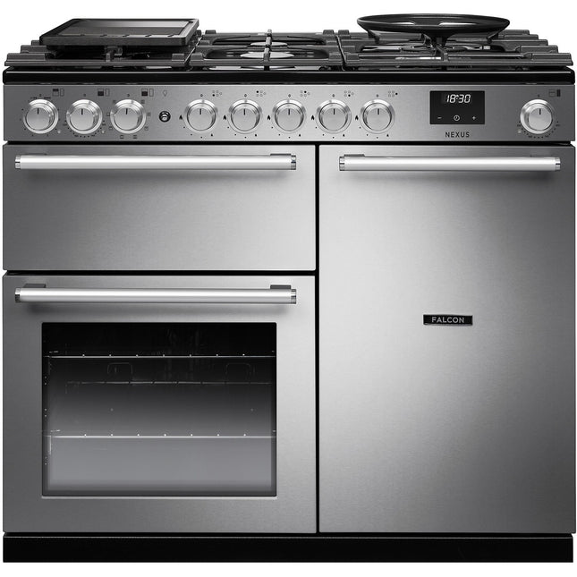 Piano de cuisson gaz FALCON NEXUS NGC TAB GAZ 100 CM INOX CHROME