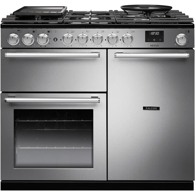 Piano de cuisson gaz FALCON NEXUS NGC TAB GAZ 100 CM INOX CHROME