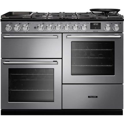 Piano de cuisson mixte FALCON NEXUS NGC OC TAB GAZ 110 CM INOX CHROME
