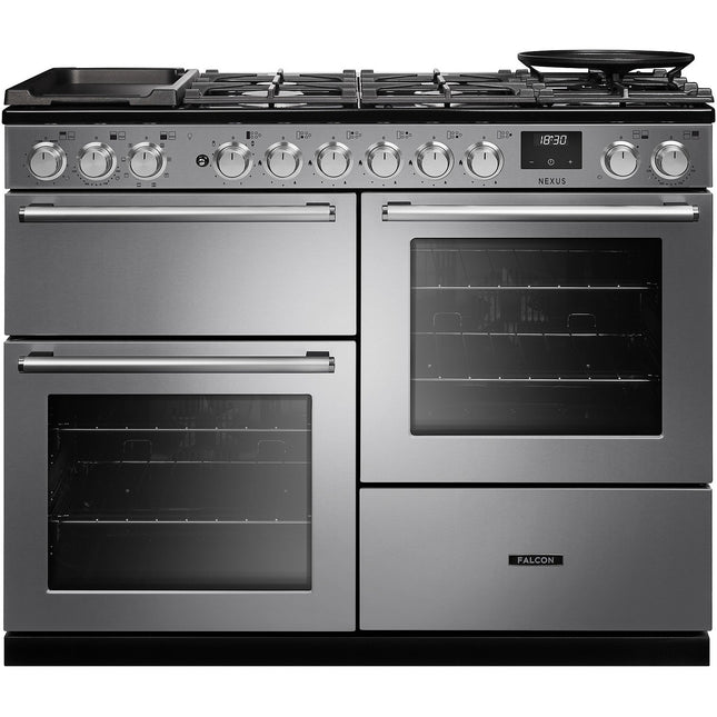 Piano de cuisson mixte FALCON NEXUS NGC OC TAB GAZ 110 CM INOX CHROME