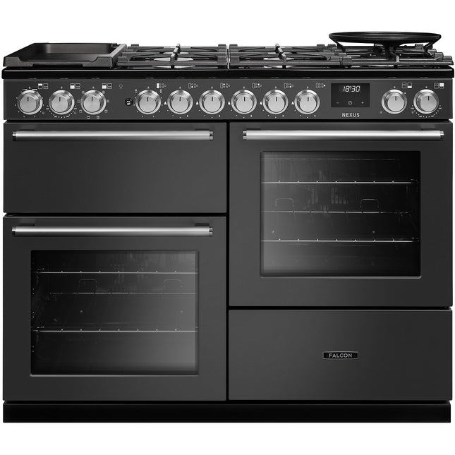Piano de cuisson mixte FALCON NEXUS NGC OC TAB GAZ 110 CM ARDOISE CHR