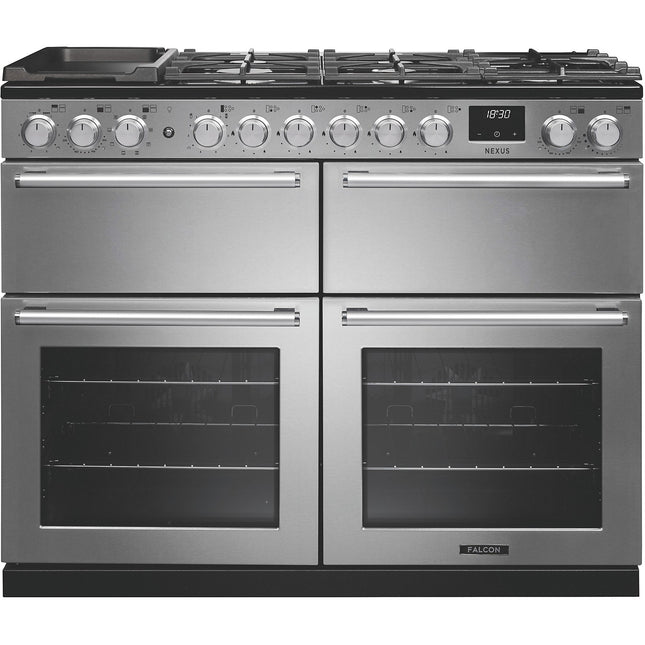 Piano de cuisson mixte FALCON NEXUS NGC BC TAB MIX 110 CM INOX CHROME