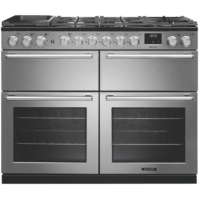 Piano de cuisson mixte FALCON NEXUS NGC BC TAB MIX 110 CM INOX CHROME