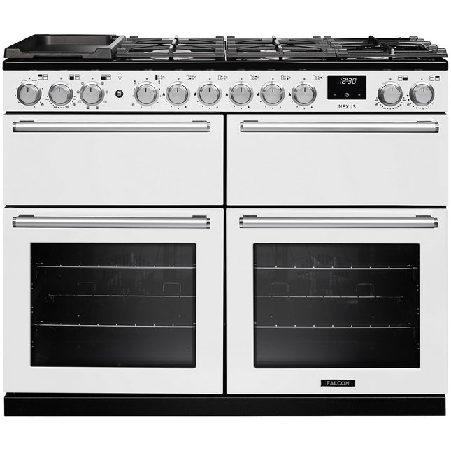 Piano de cuisson mixte FALCON NEXUS NGC BC TAB MIX 110 CM BLANC CHROM