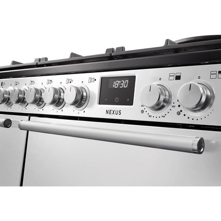 Piano de cuisson mixte FALCON NEXUS NGC BC TAB MIX 110 CM BLANC CHROM