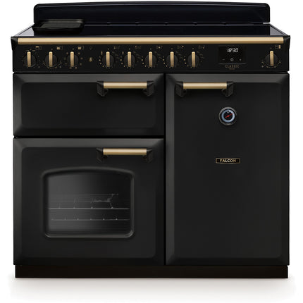 Piano de cuisson induction FALCON NGC TAB IND 100 CM CHARBON LAITON ANTIQU