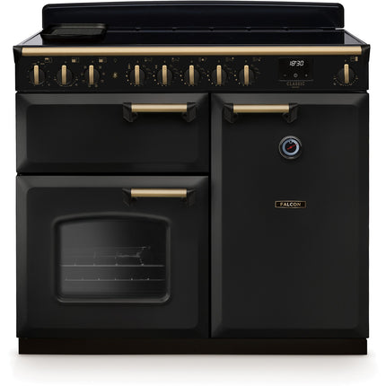Piano de cuisson induction FALCON NGC TAB IND 100 CM CHARBON LAITON ANTIQU