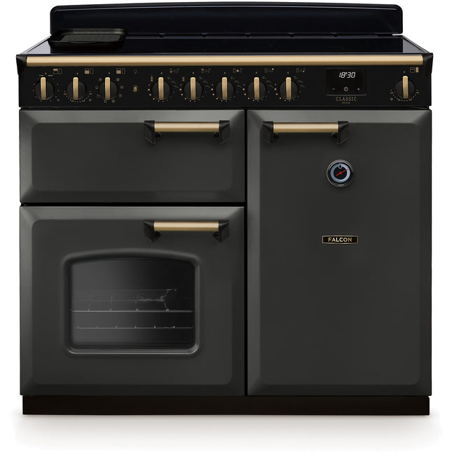Piano de cuisson induction FALCON NGC TAB IND 100 CM ARDOISE LAITON ANTIQU