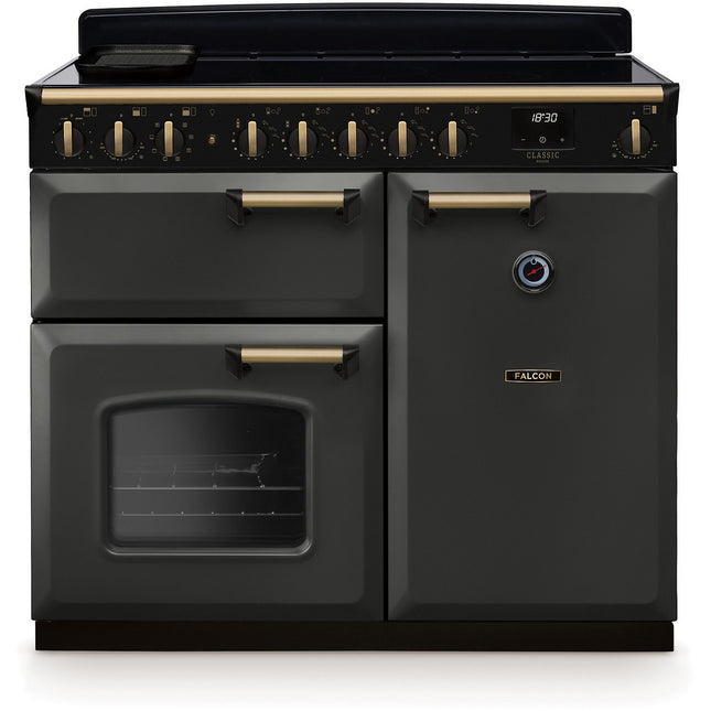 Piano de cuisson induction FALCON NGC TAB IND 100 CM ARDOISE LAITON ANTIQU