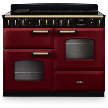 Piano de cuisson induction FALCON NGC TAB IND 110 CM BORDEAUX LAITON ANTIQ