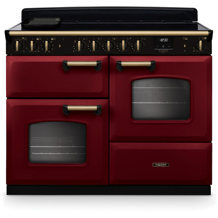 Piano de cuisson induction FALCON NGC TAB IND 110 CM BORDEAUX LAITON ANTIQ
