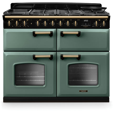 Piano de cuisson mixte FALCON NGC TAB MIX 110 CM VERT MINERAL LAITON A