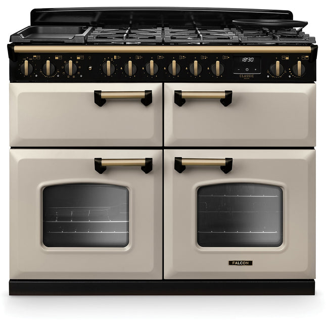 Piano de cuisson mixte FALCON NGC TAB MIX 110 CM CREME PASTEL LAITON A