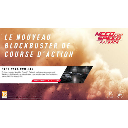 Jeu PS4 ELECTRONIC ARTS Need for Speed Payback