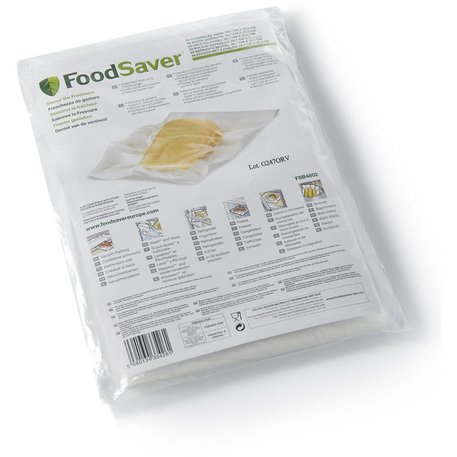 Sac sous vide FOOD SAVER FSB4802 : 48 sacs 0.94 L - 5 épaisseurs