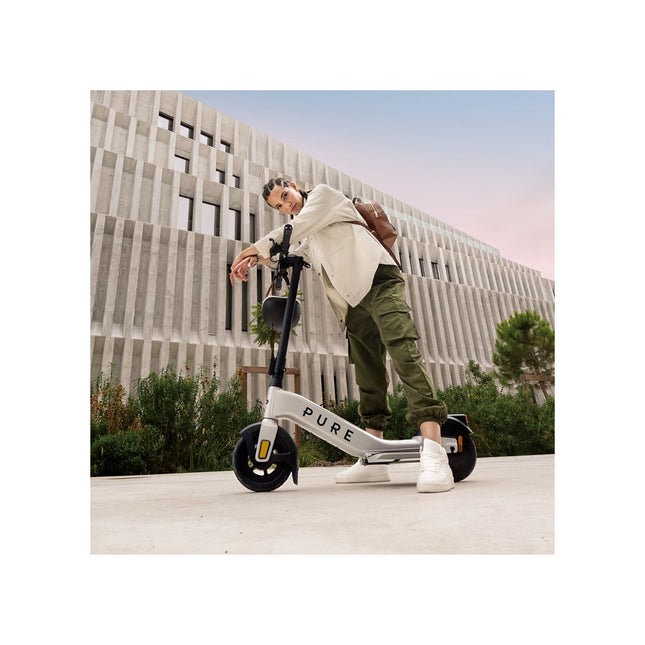 Trottinette électrique PURE ELECTRIC Advance Flex argent platine métallisé