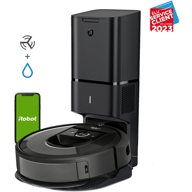 Robot Aspirateur Laveur IROBOT Roomba Combo i8+ i8578