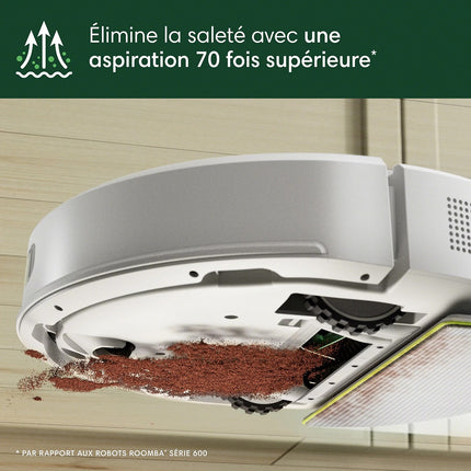 Robot Aspirateur Laveur IROBOT Roomba 105 Combo Y311240