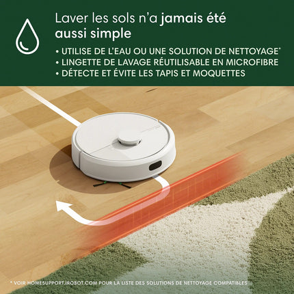 Robot Aspirateur Laveur IROBOT Roomba 105 Combo Y311240
