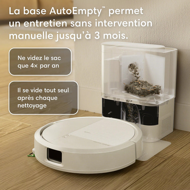 Robot Aspirateur Laveur IROBOT Roomba Combo 115 + Auto Empty