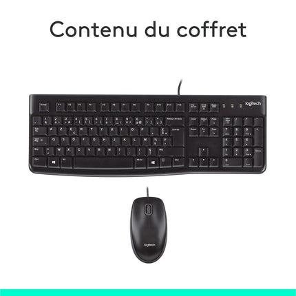 Clavier + Souris LOGITECH MK120