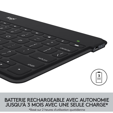 Clavier sans fil LOGITECH Keys To Go - Noir