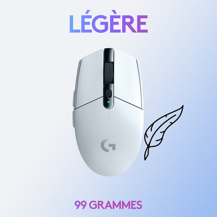 Souris Gamer Sans Fil LOGITECH G305 WHITE EWR2