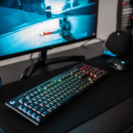 Clavier gamer sans fil LOGITECH G915 LIGHTSPEED RVB mécanique sans fil -