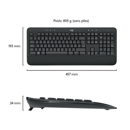 Clavier + Souris LOGITECH MK545 Advanced