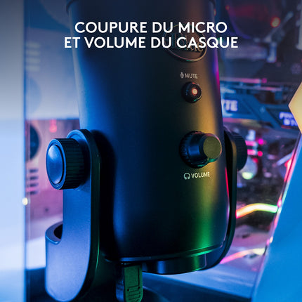 Micro Streaming BLUE MICROPHONES YETI USB Blackout