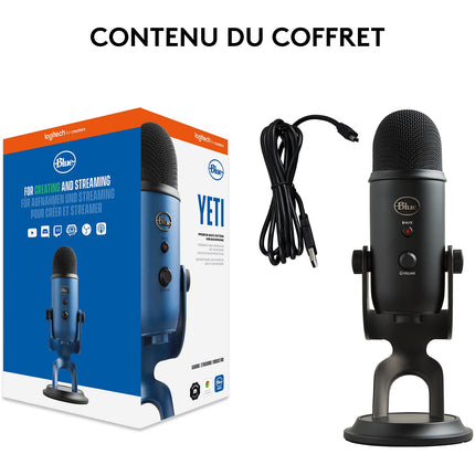 Micro Streaming BLUE MICROPHONES YETI USB Blackout