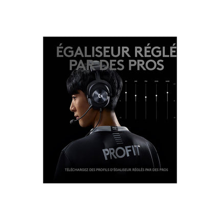 Casque gamer LOGITECH G PRO X Gaming Headset Noir