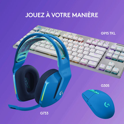 Casque gamer LOGITECH G733 LIGHTSPEED Blue